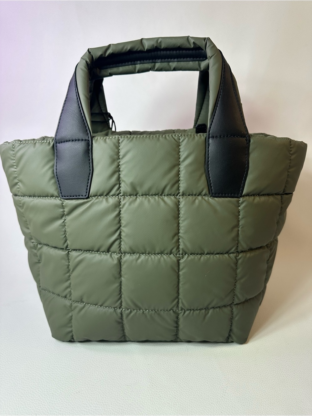 NEW VEE COLLECTIVE SMALL PORTER TOTE MOSS GREEN - Picture 2 of 12